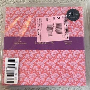 J.Crew Liberty Double-Sided Puzzle